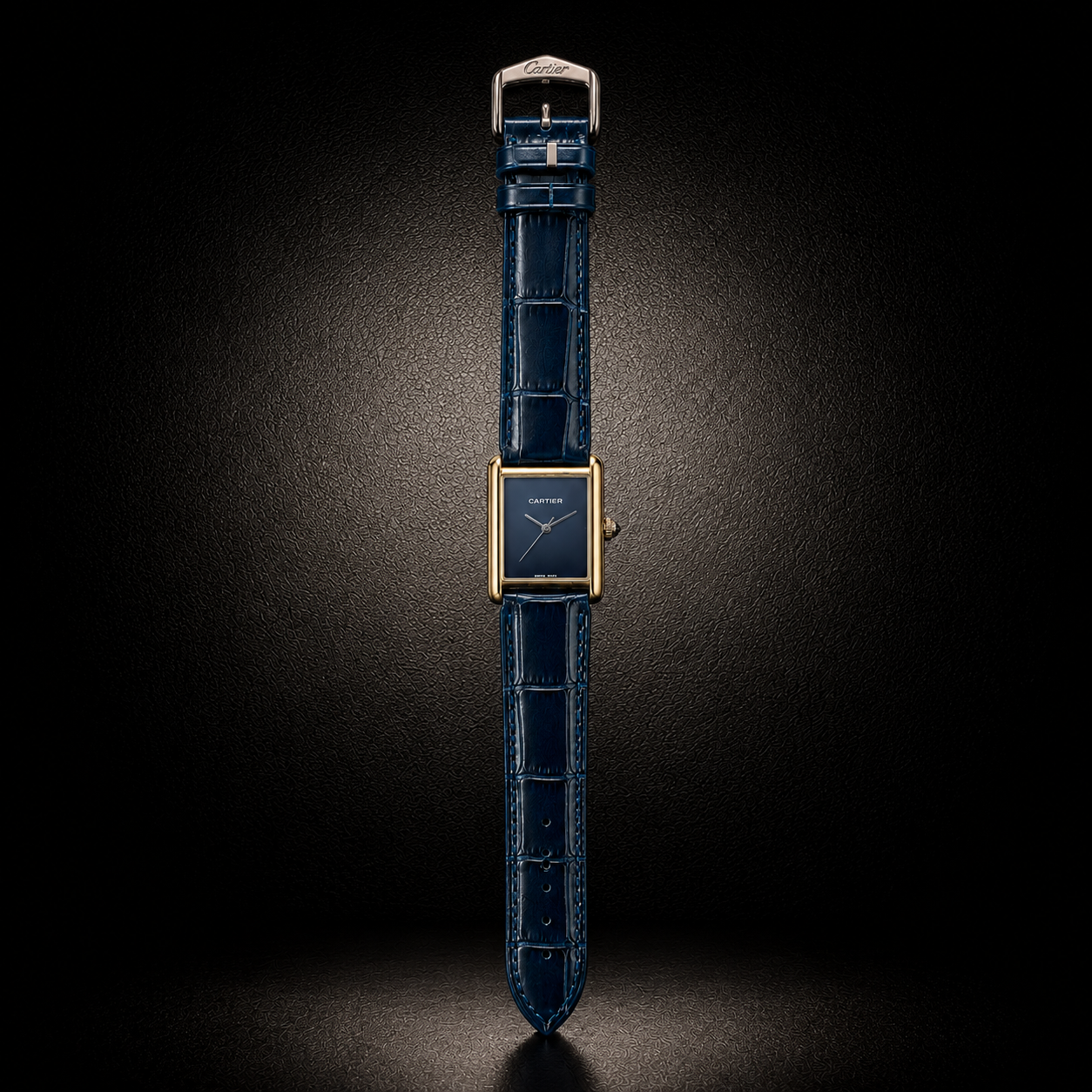 Cartier Tank Louis - Midnight Blue (A+ Premium Quality)