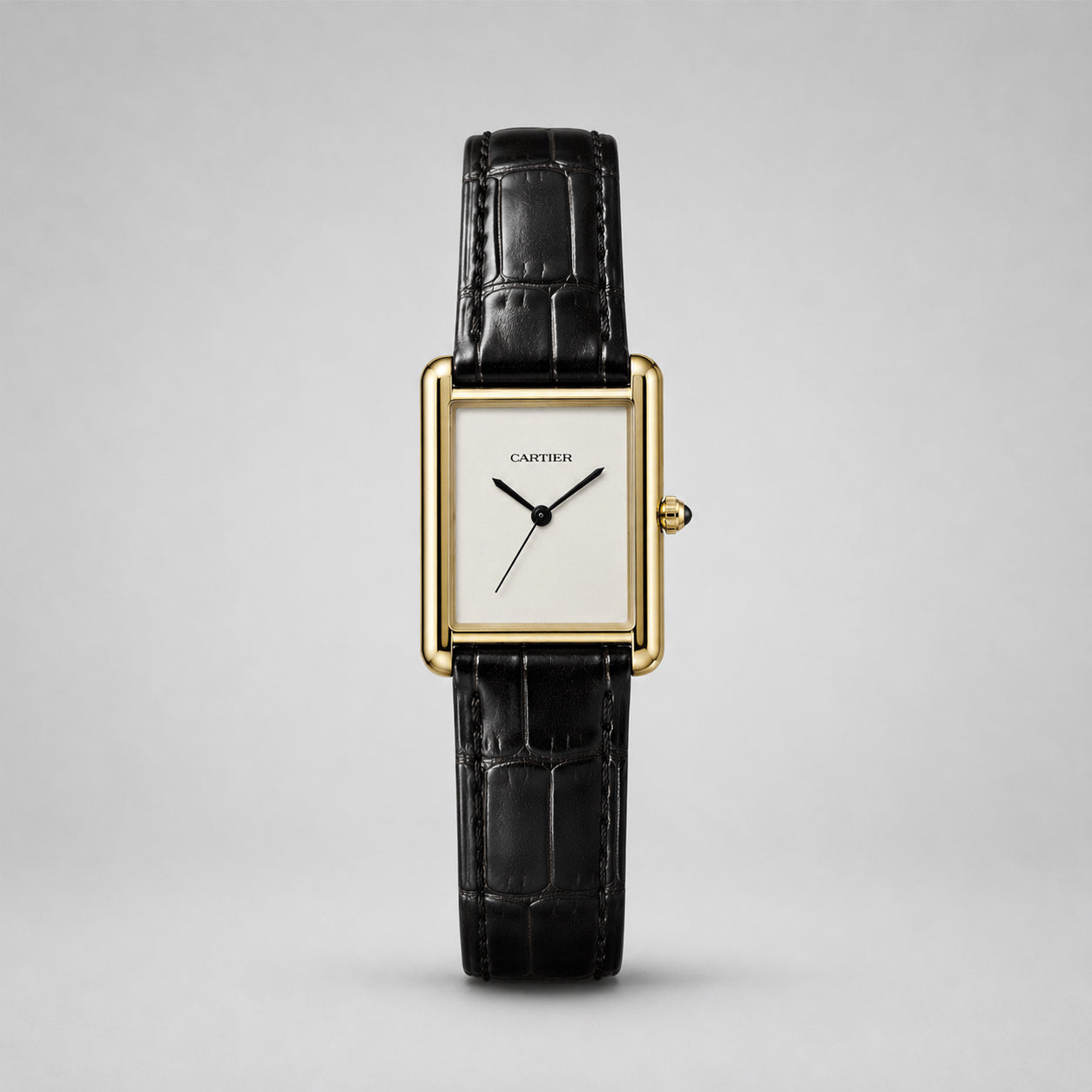 Cartier Tank Louis - Black (A+ Premium Quality)